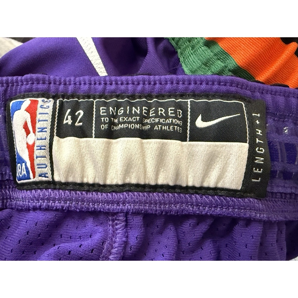 Nike Dri-Fit Phoenix Suns City Ed. Authentic Game Shorts Size 42 (XL) + 1 Length - Picture 3 of 5
